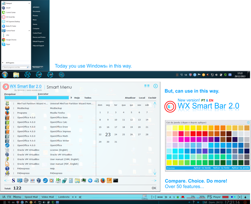 WX Smart Bar 4.5 software screenshot