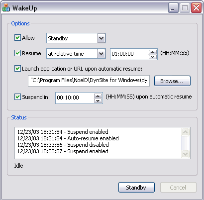 WakeUp 2.0.42.1 software screenshot