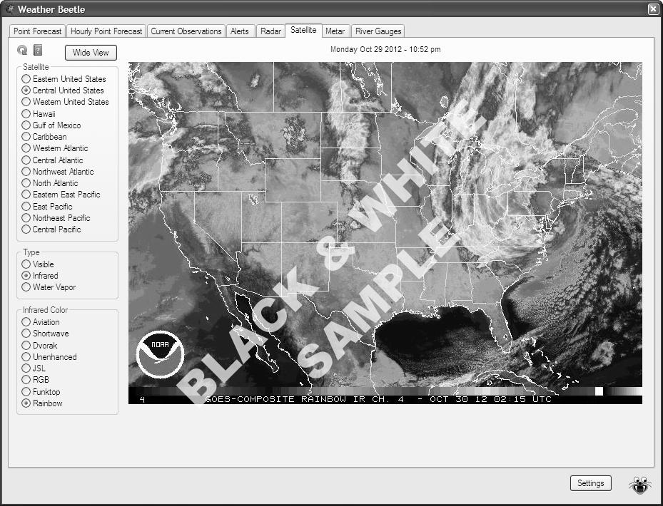 Weather Beetle 6.0.1.305 software screenshot