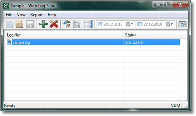 Web Log Suite 8.8.0701 software screenshot