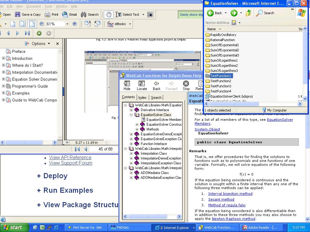 WebCab Functions for Delphi 2.0 software screenshot