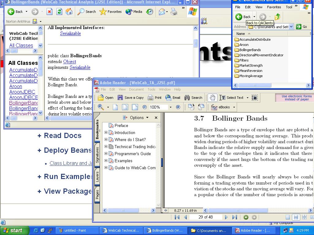 WebCab TA (J2SE Community Edition) 1 software screenshot