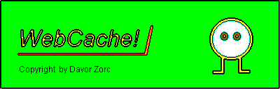 WebCache 6.95 software screenshot