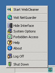 WebCleaner 2.5 software screenshot