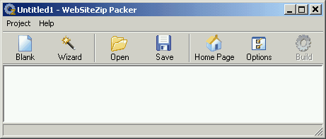 WebSiteZip Packer 1.3 software screenshot