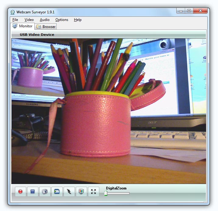 Webcam Surveyor 3.45.1011 software screenshot