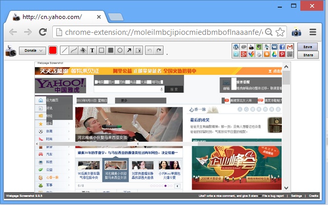 Webpage & Webcam Screenshot 13.11 software screenshot