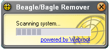 Webroot Beagle Remover 1.1 software screenshot