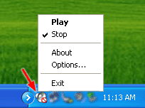 White Noise Player 1.01 software screenshot