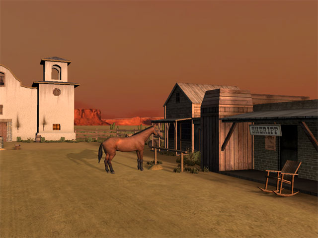 Wild West 3D Screensaver 1.2 software screenshot