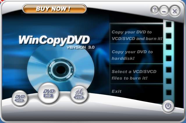 WinCopyDVD 3.0 software screenshot