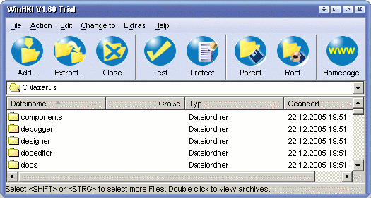 WinHKI 1.85 software screenshot
