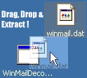 WinMail Decoder Pro 2.01 software screenshot
