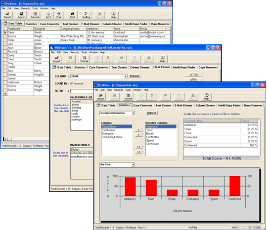 WinPure ListCleaner Lite 2.20.0 software screenshot