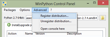 WinPython 2.7.12.3 software screenshot
