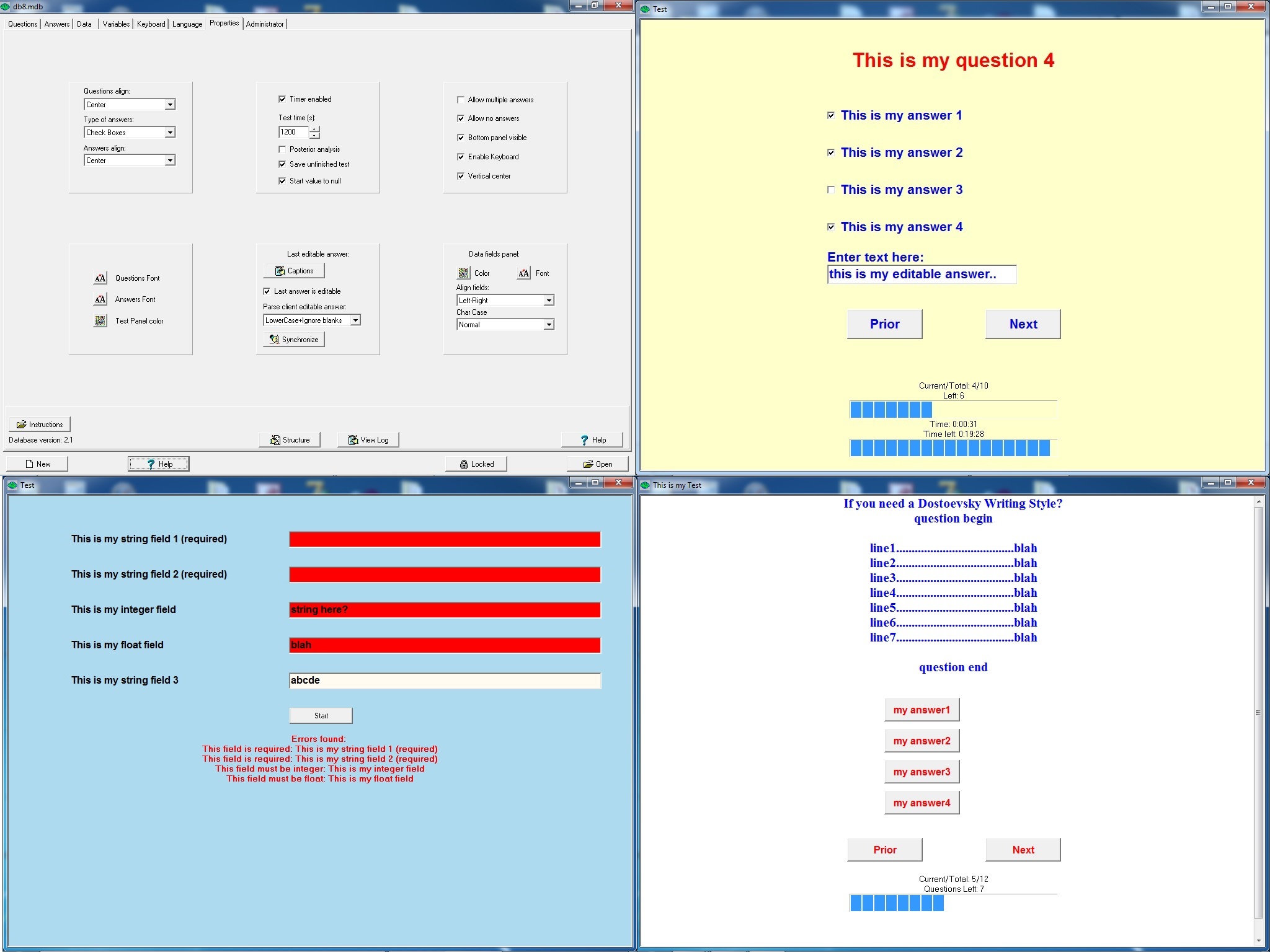 WinTG 3.1 software screenshot