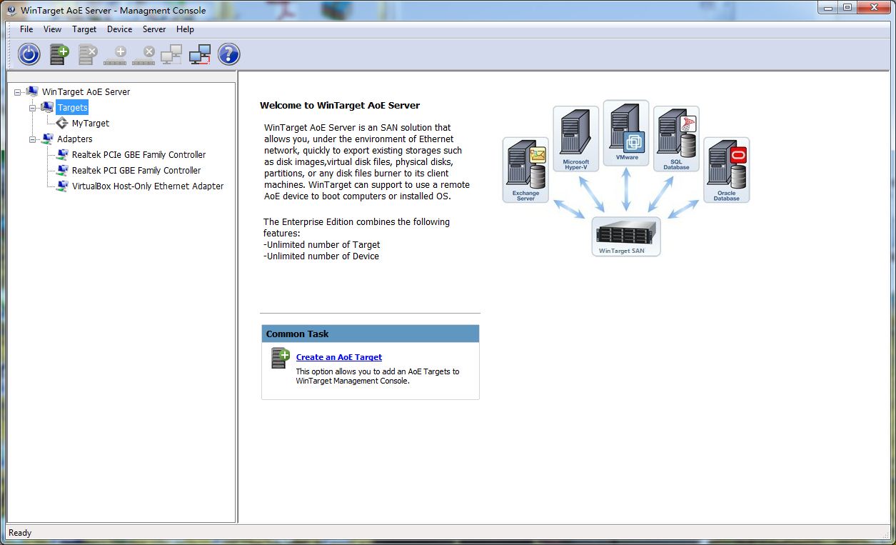 WinTarget AoE Server 2.2.130914 software screenshot