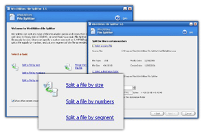 WinUtilities File Splitter 4.71 software screenshot