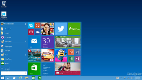 Windows 10 14393 Anniversary Update software screenshot