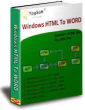Windows HTML To WORD 8.0 software screenshot