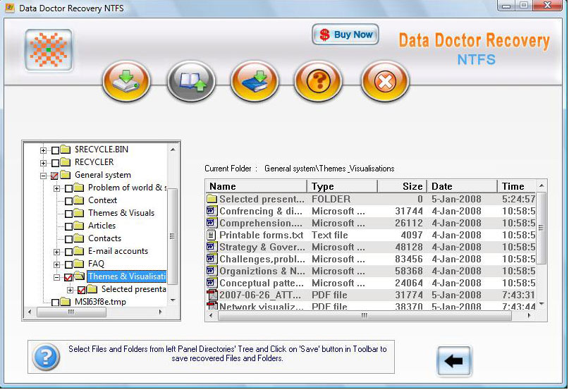 Windows NTFS Undelete 3.0.1.5 software screenshot