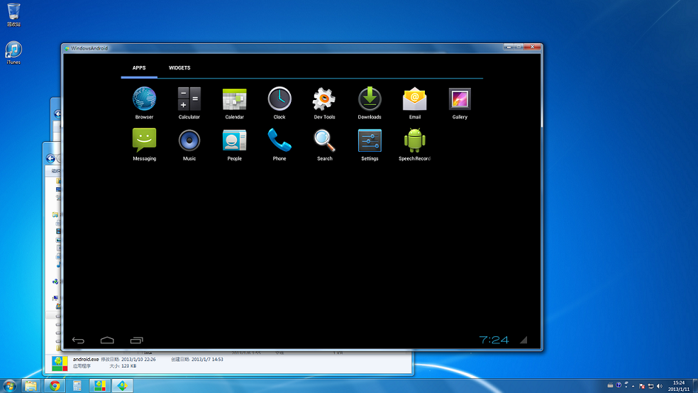 WindowsAndroid 4.0.3 software screenshot