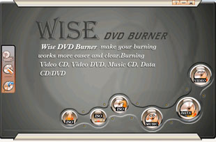Wise DVD Burner 3.5.5 software screenshot