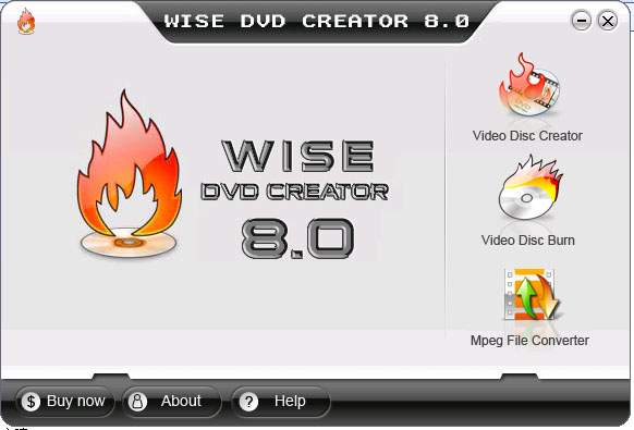 Wise DVD Creator 8.1.16 software screenshot