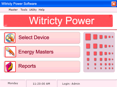 Witricity Power 1.0 software screenshot