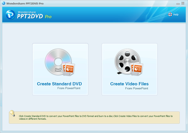 Wondershare PPT2DVD Pro 6.1.6 software screenshot