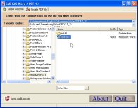 Word 2 PDF 1.1 software screenshot