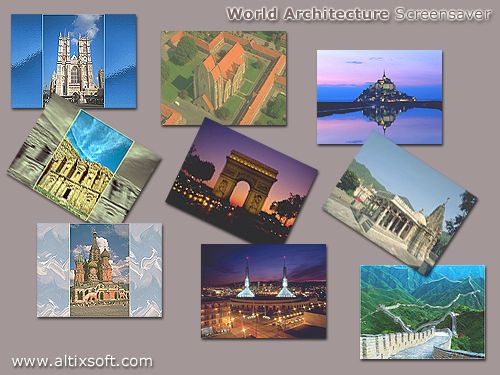 World Architecture Screensaver 1.2 software screenshot