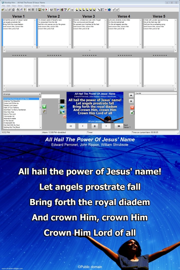 Worship Him! 4.63 software screenshot