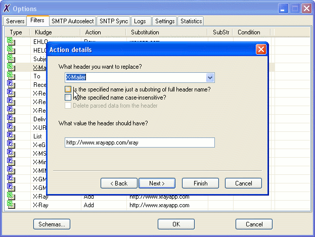 X-Ray Mail Assistant 1.4 software screenshot