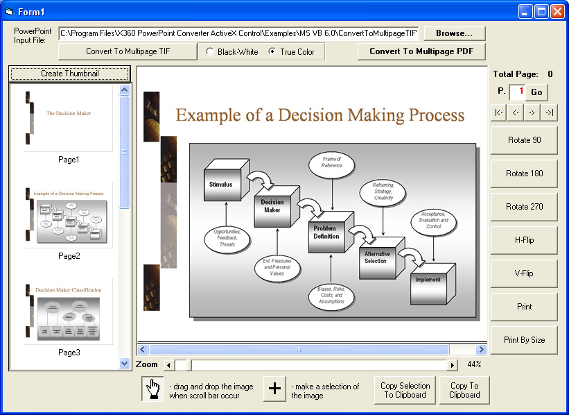 X360 PowerPoint Converter ActiveX Control 2.83 software screenshot