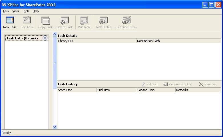 XPlica for SharePoint 2003 4.8 software screenshot
