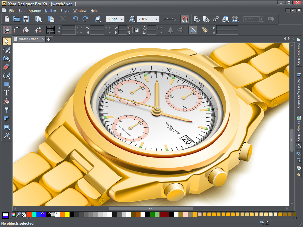 Xara Designer Pro X 12.6.2.49603 software screenshot