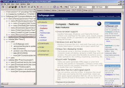 XmlShell - The Ultimate Lightweight XML Editor 1.5 software screenshot