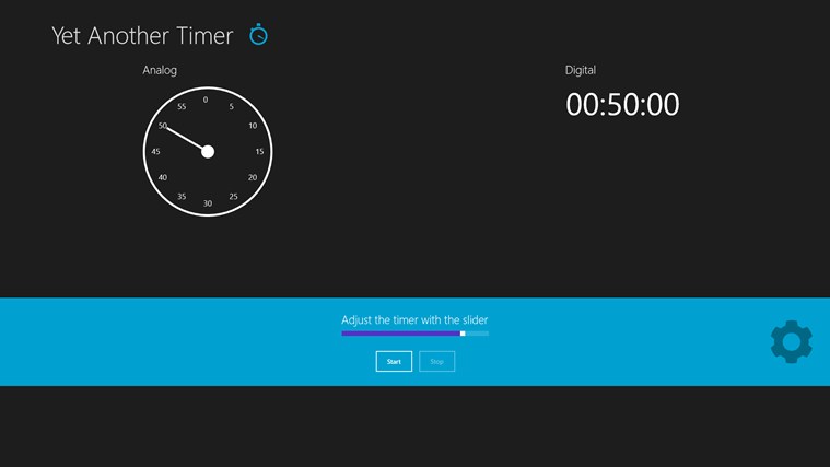 Yet Another Timer for Windows 8 1.0.0.0 software screenshot