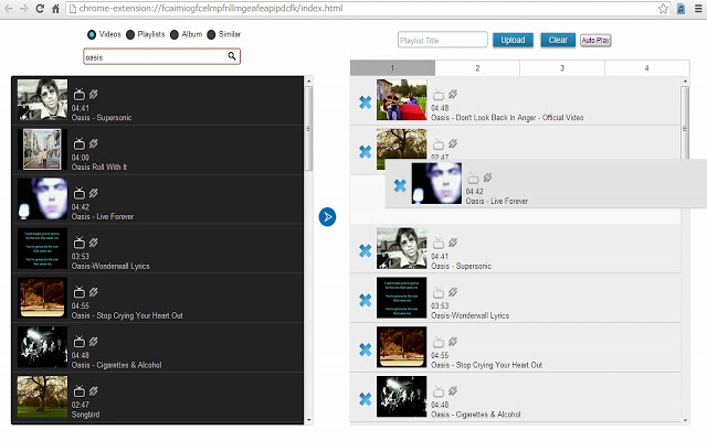YouTube Playlist Maker 3.4 software screenshot
