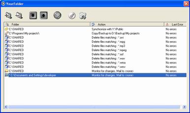 YourFolder 1.0 software screenshot