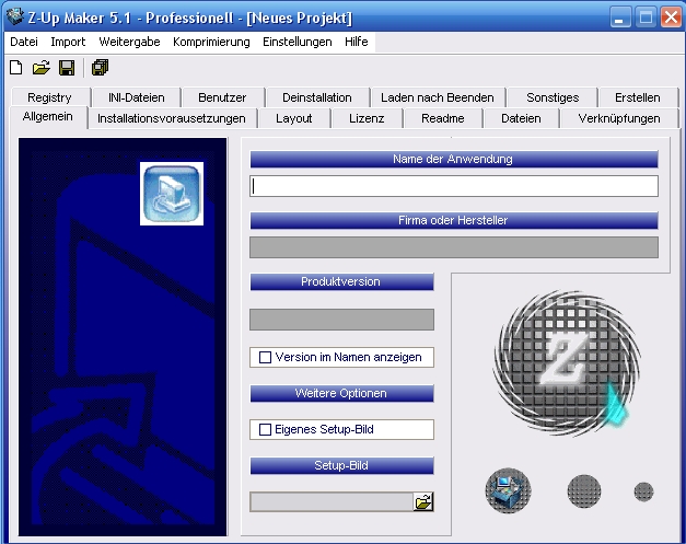 Z-Up Maker 5.0 software screenshot