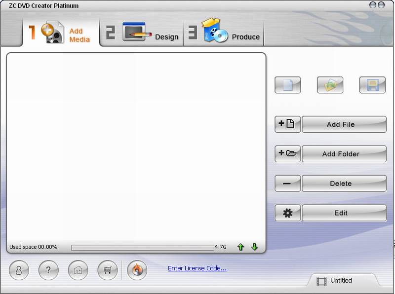 ZC DVD Creator Platinum 6.7.3 software screenshot