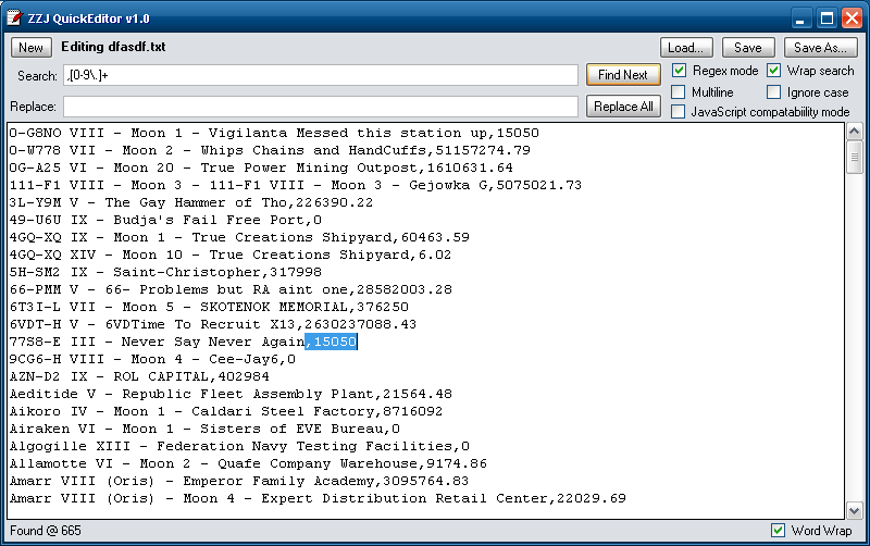 ZZJ QuickEditor 1.0 software screenshot