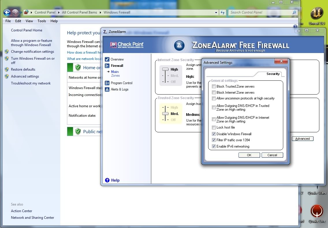 ZoneAlarm Free Firewall 15.1.501.17249 software screenshot