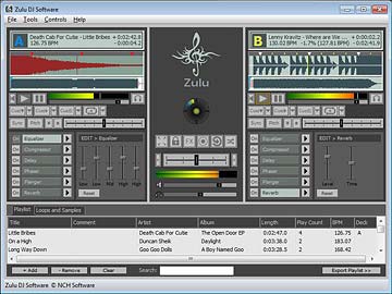 Zulu DJ Software 3.26 Beta software screenshot