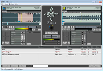 Zulu 4.01 Beta software screenshot