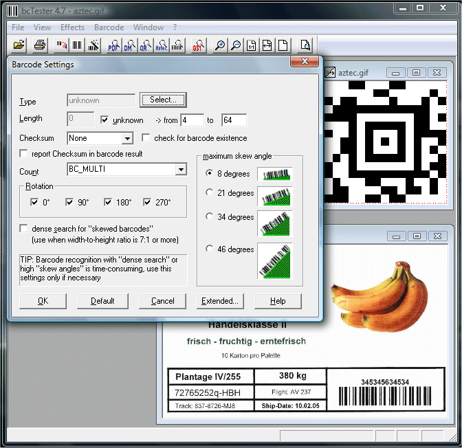 bcTester 5.0.0.215 software screenshot