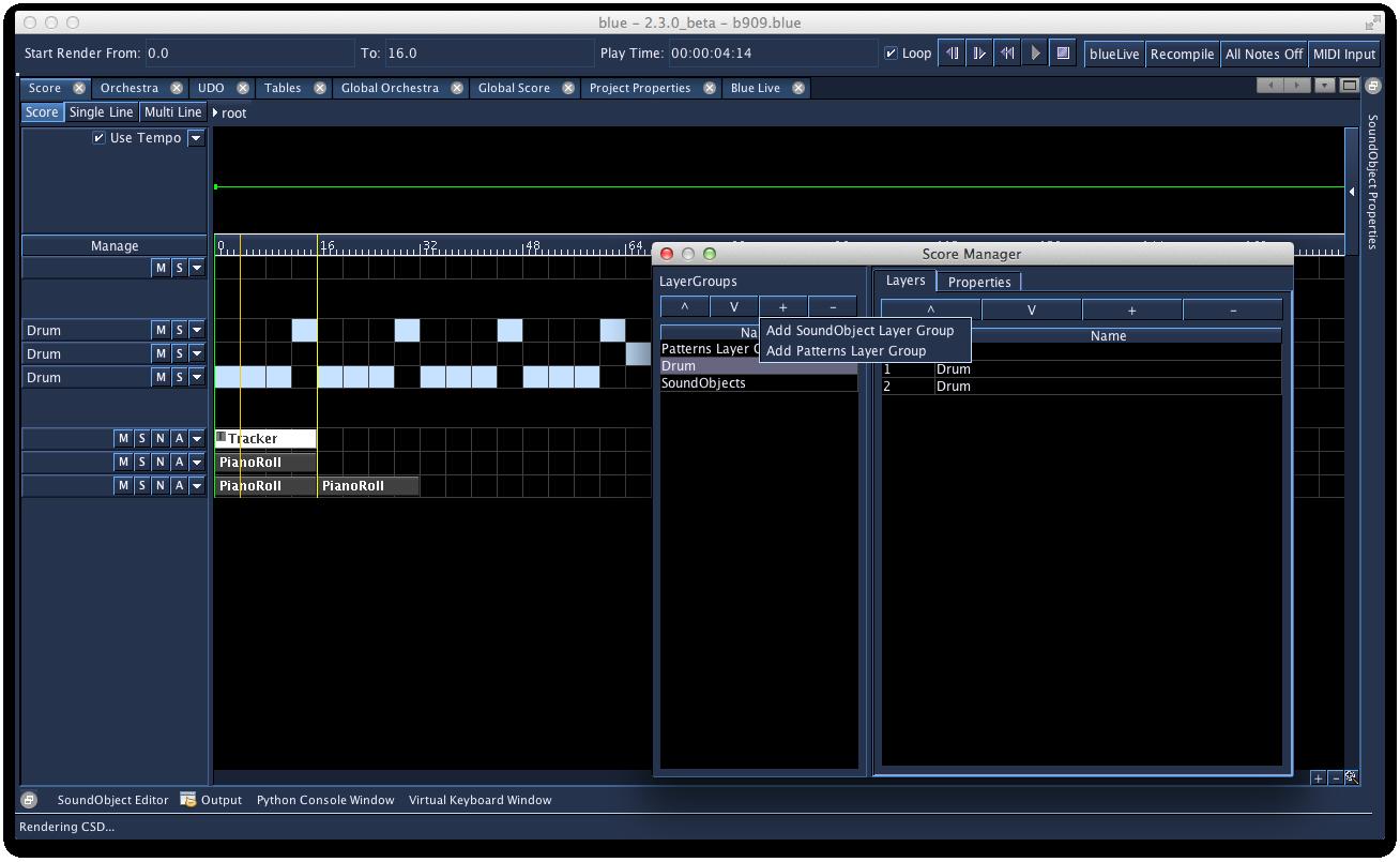 blue 2.5.3 software screenshot