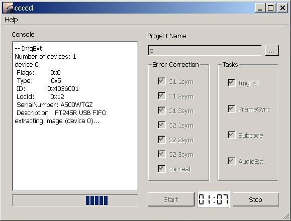 ccccd 2.16 software screenshot